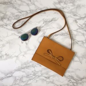 Gap Leather Envelope Cross Body Bag